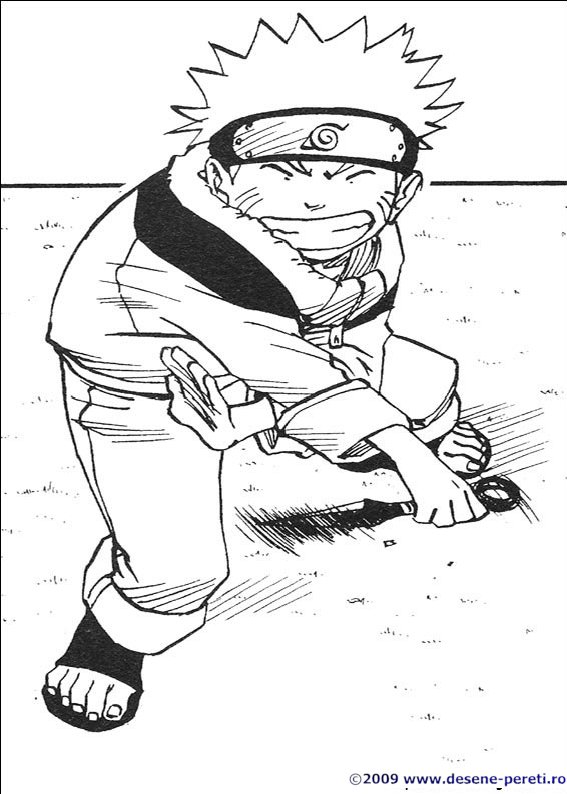 naruto desene colorat
